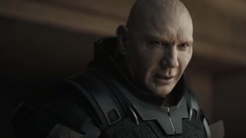 Armor costume cosplay worn by Glossu 'Beast' Rabban (Dave Bautista) as seen in Dune movie