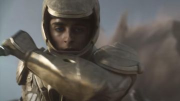 Gold Armor worn by Paul Atreides (Timothée Chalamet) in Dune movie