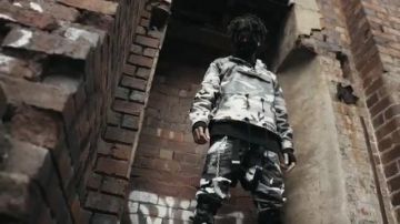 Camo Zip Shirt worn by Scarlxrd in his HXW THEY JUDGE. music video