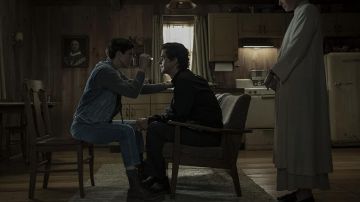 Shoes worn by Hamish Linklater in Midnight Mass TV series (Season 1)