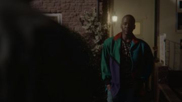 The jacket worn by Eric Effiong (Ncuti Gatwa) in the series Sex Education (Season 3 Episode 4)