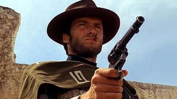 The Colt pistol of Blondie (Clint Eastwood) in the movie The Good, the Bad and the Ugly