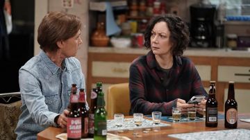 Plaid shirt worn by Darlene Conner (Sara Gilbert) as seen in The Conners TV series outfits (Season 4 Episode 3)