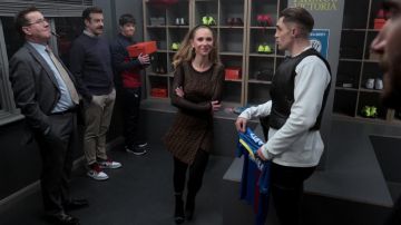 Fendi Monogram Dress worn by Keeley Jones (Juno Temple) as seen in Ted Lasso (Season 2 Episode 7)