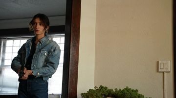 Denim jacket worn by Jerrie Kennedy (Jesse James Keitel) as seen in Big Sky TV show outfits (S02E01)