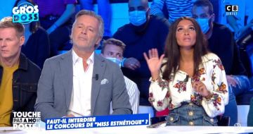 La blouse à fleurs portée par Milla Jasmine dans l'émission Touche pas à mon poste du 8 octobre 2021