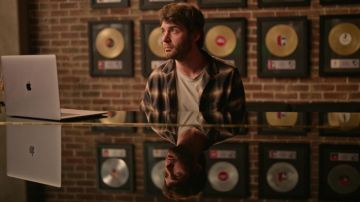 Plaid Flannel Button Down Shirt worn by Joe Kimbreau (James Wolk) as seen in Ordinary Joe TV series Outfits (Season 1 Episode 4)