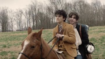 Corduroy Mustard Suit worn by Elton Ortiz (Nicolas Cantu) as seen in The Walking Dead: World Beyond TV series wardrobe (S02E03)