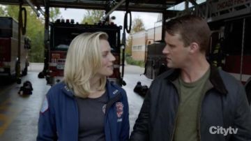 Blue Jacket worn by Matthew Casey (Jesse Spencer) as seen in Chicago Fire TV series outfits (S10E05)