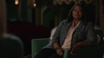 Coat worn by Poppy Scoville-Parnell (Octavia Spencer) as seen in Truth Be Told TV series wardrobe (Season  2 Episode 10)