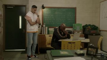 Nike Air Jordan Sneakers worn by Jordan Baker (Michael Evans Behling) as seen in All American TV series wardrobe (Season 4 Episode 3)