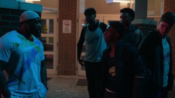 Nike T-shirt worn by Naim Rahaim (Sean Baker) as seen in Swagger Tv series wardrobe (S01E05)