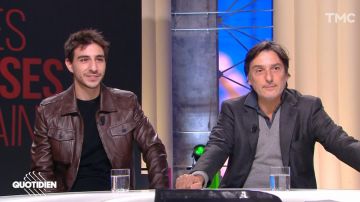 Blouson en cuir de Ben Attal dans Quotidien