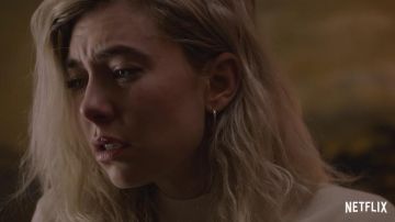 Printed blouse shirt worn by Martha (Vanessa Kirby) as seen in Pieces of a  Woman movie wardrobe