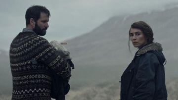 Sweater worn by Pétur (Björn Hlynur Haraldsson) as seen in Lamb movie wardrobe