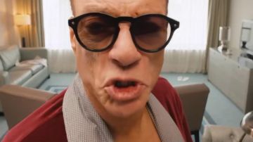 The sunglasses worn by Jean-Claude Van Damme in the movie Haters