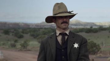 Chapeau de Cowboy porté par Bill McNue (Scoot McNairy) comme on le voit dans Godless série TV garde-robe (Saison 1 Épisode 1)