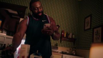 Nike Tank Top worn by Naim Rahaim (Sean Baker) as seen in Swagger TV show wardrobe (S01E09)