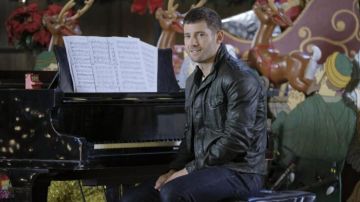 Leather jacket worn by Colin (Julian Morris) as seen in A Royal Queens Christmas