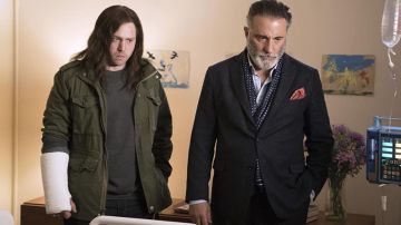 Olive green coat jacket worn by Samuel (Emory Cohen) as seen in Big Gold Brick movie