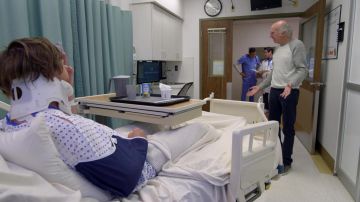 Grey sweater worn by Larry David (Larry David) as seen in Curb Your Enthusiasm TV series wardrobe (Season 11 Episode 9)