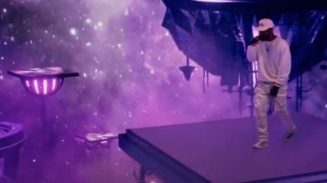 Le pantalon cargo porté par Bryson Tiller lors d'un live de Don't en 2021