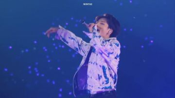 The denim jacket faded with sequins worn by Jungkook in the video Baepsae  (Silver Spoon) DOPE of BTS