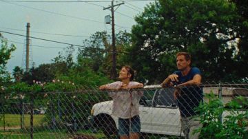 Pink Tee worn by Lexi (Bree Elrod) as seen in Red Rocket movie outfits