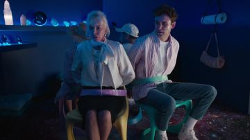 Striped shirt worn by Drew Gardner (John Paul Reynolds) as seen in Search Party TV series outfits (S05E07)