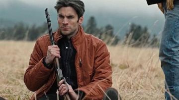 Orange Zip Jacket worn by Jamie Dutton (Wes Bentley) as seen in Yellowstone Outfits (Season 2 Episode 7)