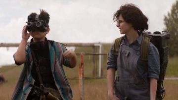Grey Overall worn by Phoebe Spengler (Mckenna Grace) in Ghostbusters: Afterlife movie outfits