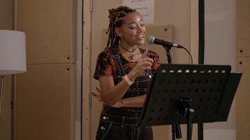 Black Overalls worn by Alana Beck (Amandla Stenberg) as seen in Dear Evan Hansen movie