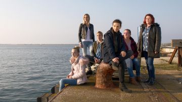 The boots worn by Marianne Winckler (Juliette Binoche) in the film Ouistreham