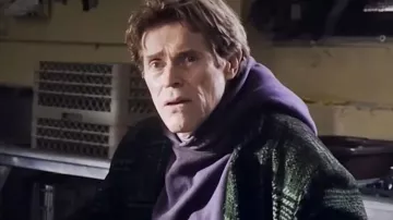 Green Cardigan worn by Norman Osborn / Green Goblin (Willem Dafoe) as seen in Spider-Man: No Way Home