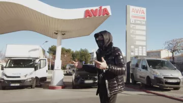 The black jacket worn by Naps in her video clip Artist