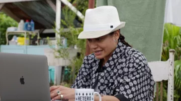 Printed Shirt worn by Quiet Ann (Judy Reyes) as seen in Claws TV series (Season 4 Episode 8)