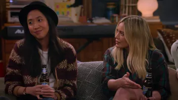 Printed Cardigan worn by Ellen (Tran Tien) as seen in How I Met Your Father TV show wardrobe (Season 1 Episode 3)