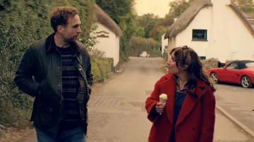 Manteau Veste portée par Jason Ross (Rafe Spall) comme on le voit dans Essayer émission de TÉLÉVISION garde-robe (Saison 2 Épisode 3)