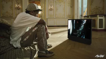 Gucci Chapeau Cap porté par A$AP Rocky dans Arya Official Music Video by Nigo