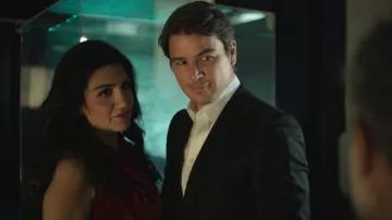 Sleeveless dress worn by Gabby Hoffman (Leila Farzad) as seen in The Fear Index Wardrobe (Season 1)