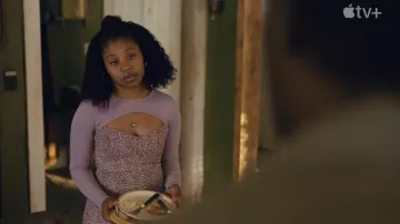 Printed Dress worn by Robyn (Dominique Fishback) as seen in The Last Days of Ptolemy Grey TV series wardrobe (Season 1)