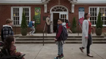 Backpack used by Dion Warren (Ja'Siah Young) as seen in Raising Dion TV series (Season 2 Episode 3)