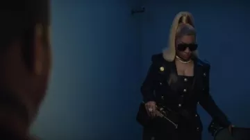 Gafas de sol negras usadas por Nicki Minaj como se ve en Do We Have A Problem? Video musical oficial feat. Lil Baby