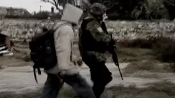 Sac à dos porté par Alexey Savchuk (Gabriel Zang) comme on le voit dans STALKER: Monolith's Whisper film