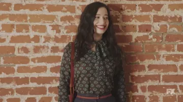 Printed shirt worn by Max (Mikey Madison) as seen in Better Things TV show outfits (Season 5)