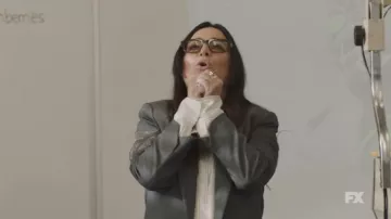 Grey Blazer Jacket worn by Sam Fox (Pamela Adlon) as seen in Better Things TV series (Season 5)