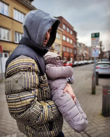 The down jacket The North Face worn by JeanJass on his account Instagram @jeanjass