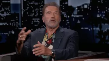 Montre portée par Arnold Schwarzenegger comme on le voit dans Jimmy Kimmel Live! le 10 février 2022