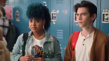 Printed Tee worn by Fareeda Marks (Anjelika Washington) as seen in Tall Girl 2 movie outfits