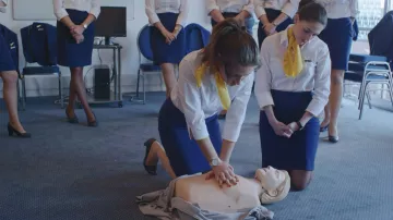 The white dial watch worn by Cassandre (Adèle Exarchopoulos) in the film Nothing to fuck
